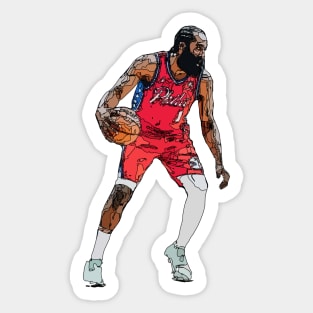 James Harden Sticker